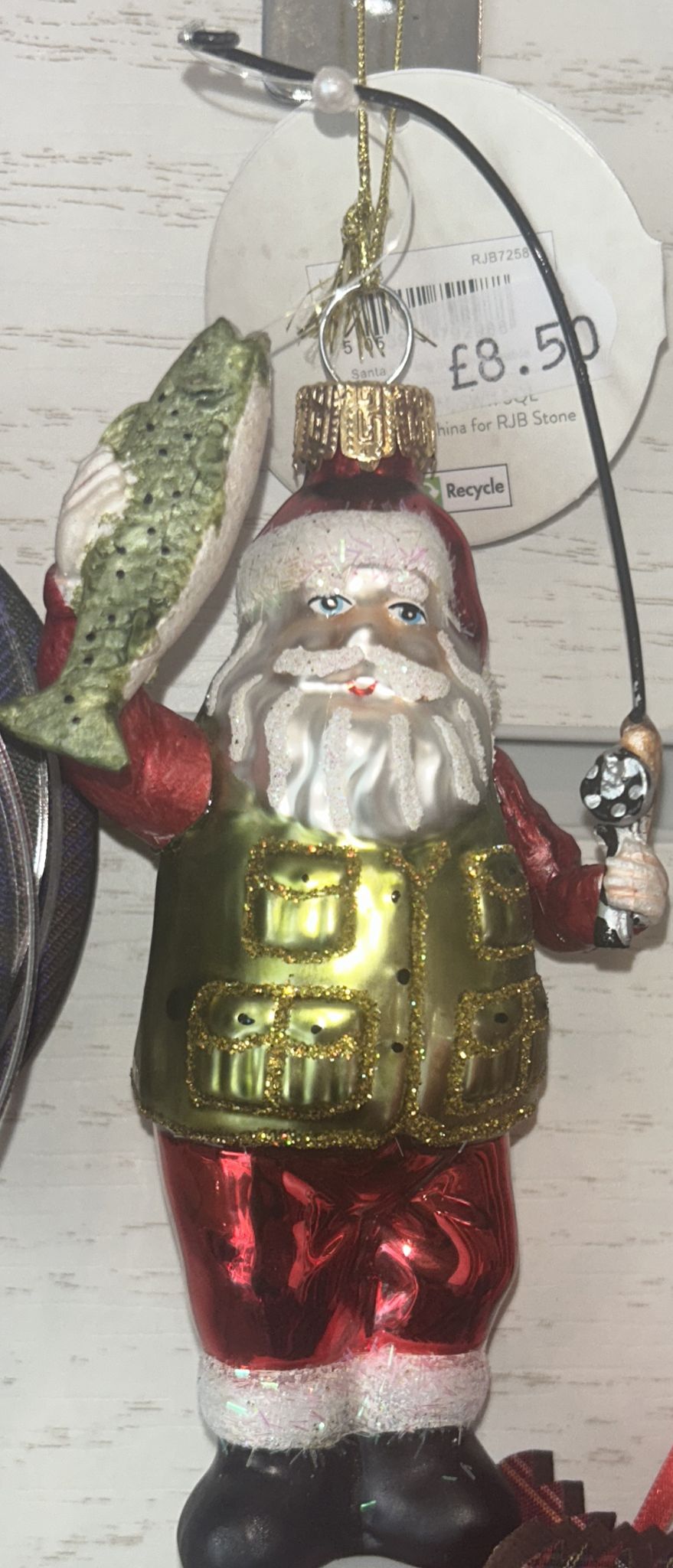 Fishing Santa