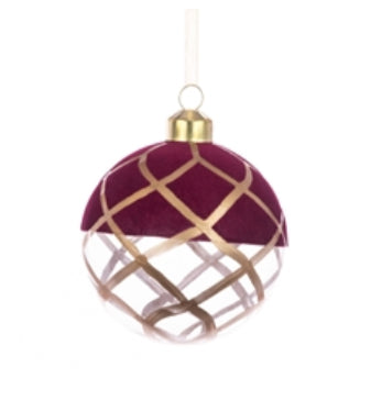 Plum bauble