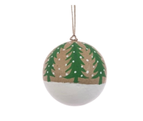 Papier-mâché bauble
