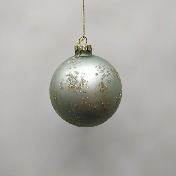 Jade Glitter Bauble
